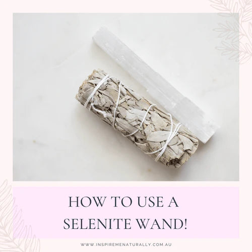 How to Use a Selenite Wand!