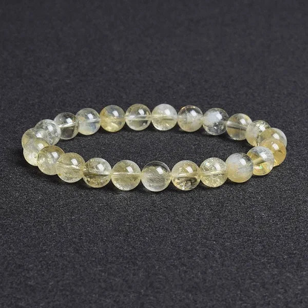 6mm Beaded Crystal Bracelet