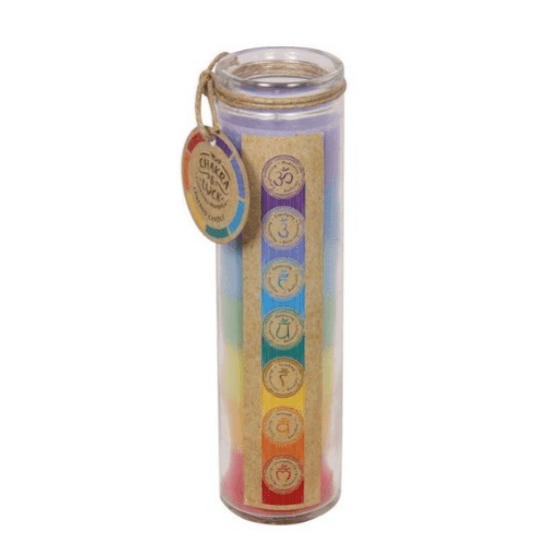 Chakra 7 300g Layered Candle - Inspire Me Naturally 